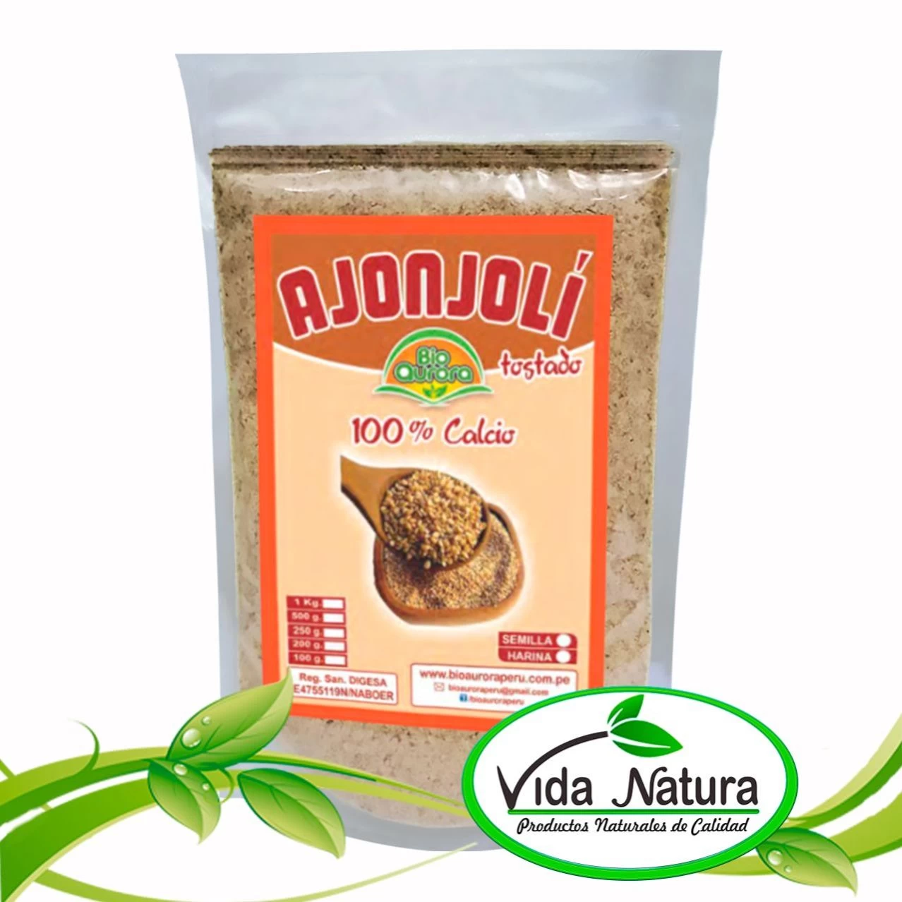 AJONJOLI POLVO 200 g