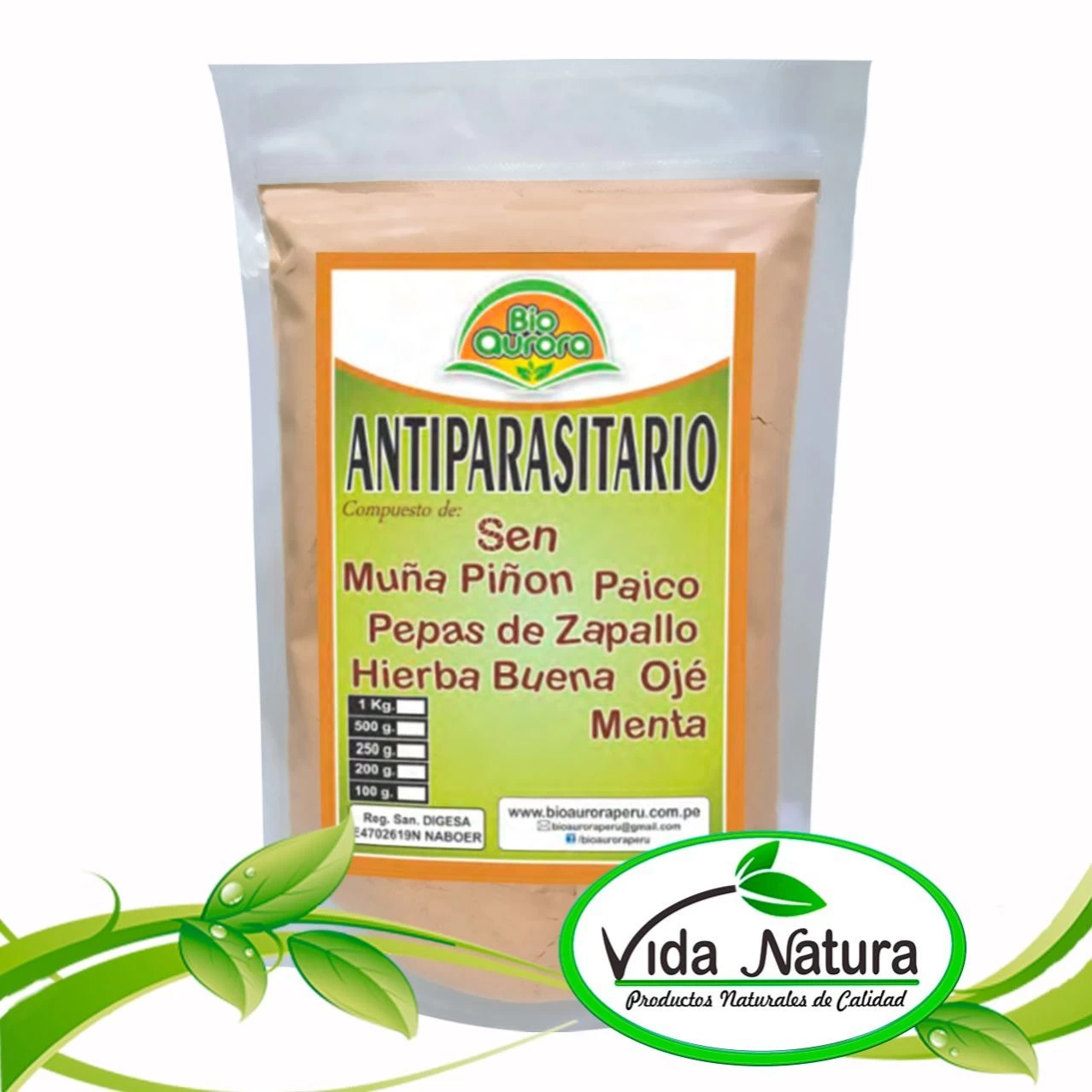 ANTIPARASITARIO POLVO 100 g