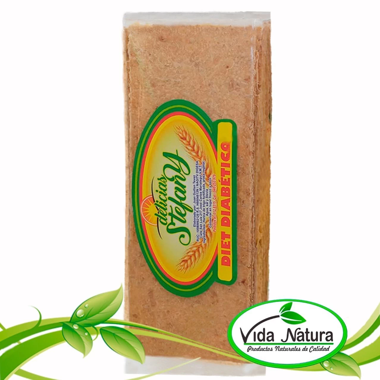 GALLETA DIET C/STEVIA INTEGRAL LAMINADA