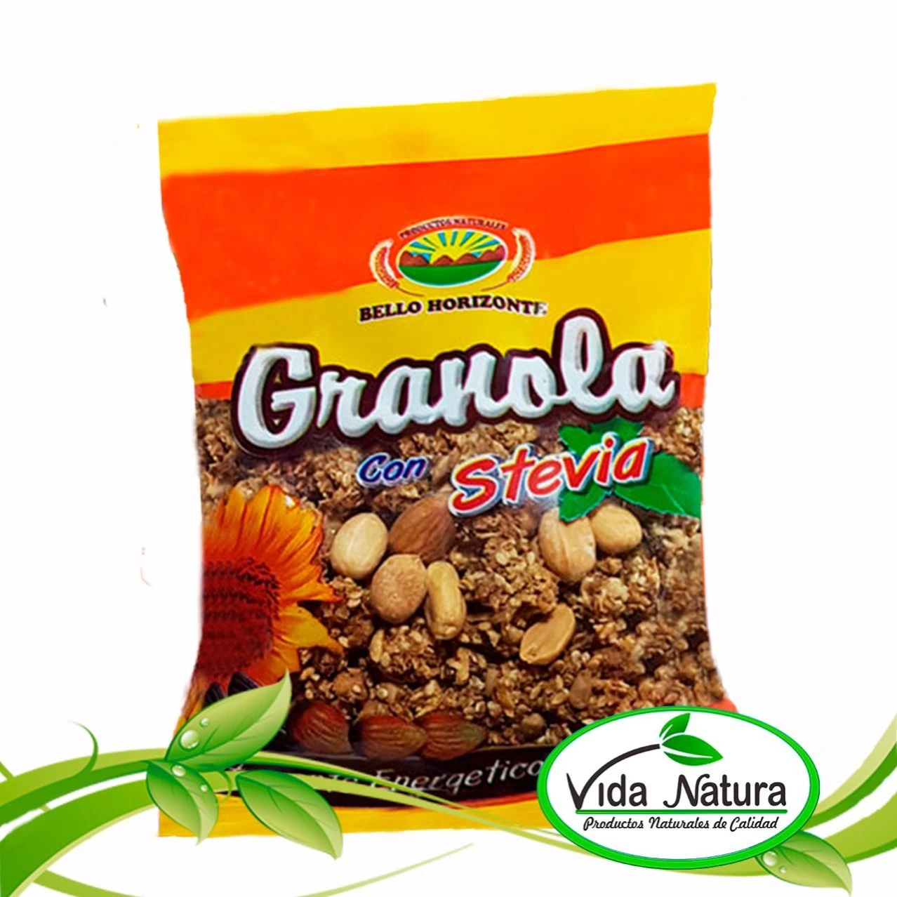 GRANOLA CON STEVIA 80g