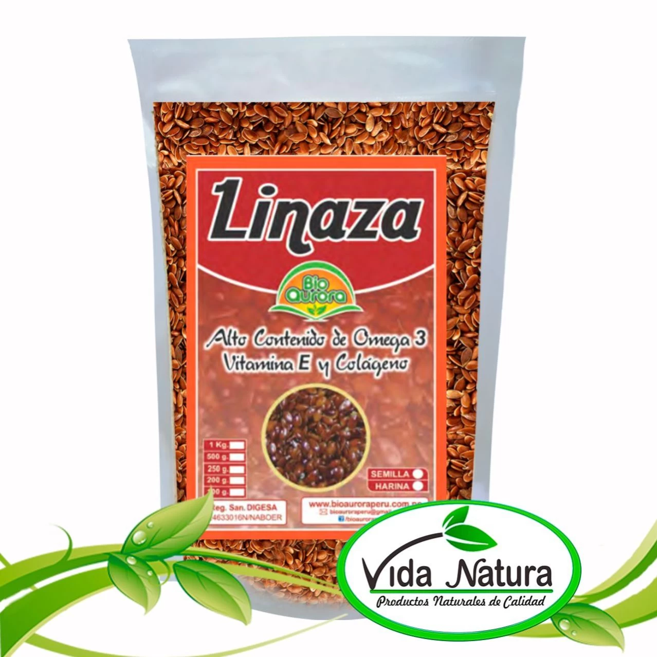 LINAZA SEMILLA 200 g