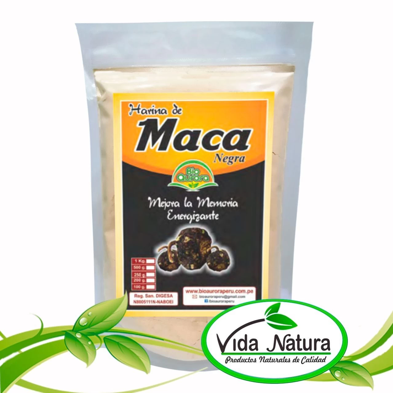 MACA NEGRA POLVO 100 g