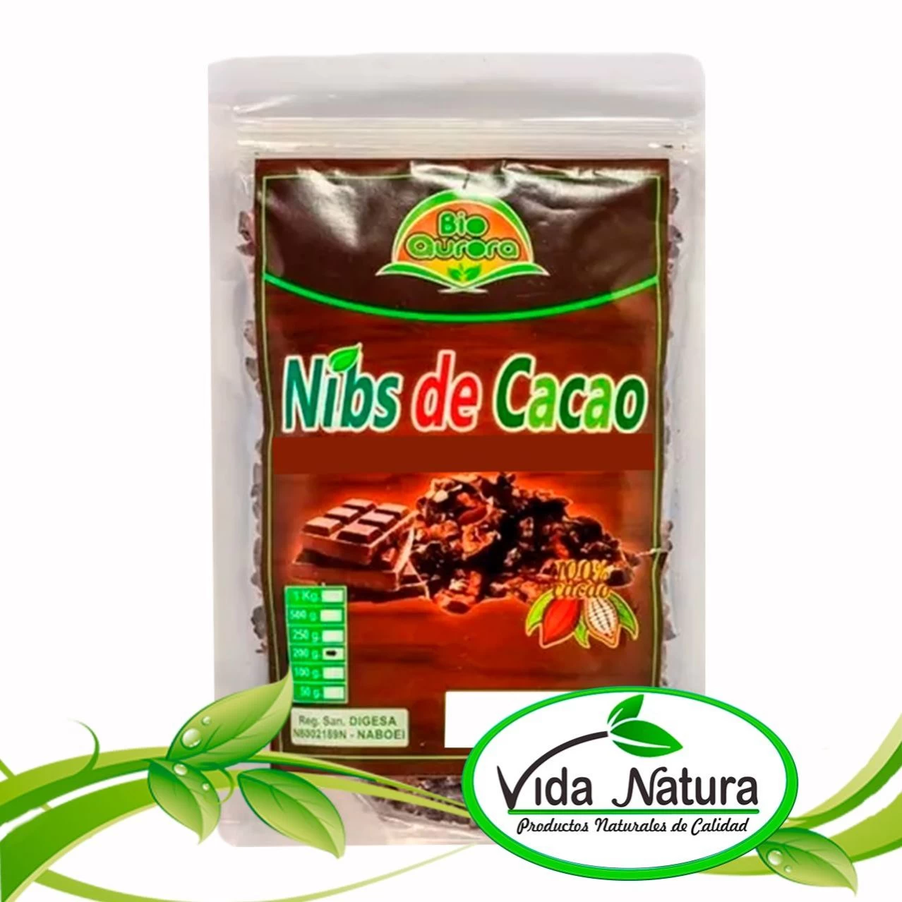 NIBS DE CACAO 200 g