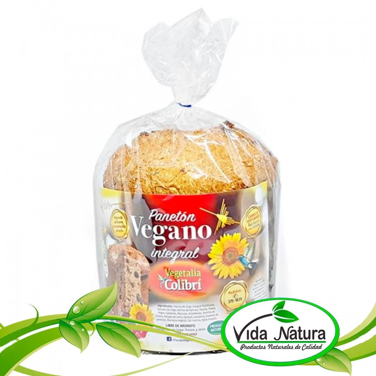 PANETON INTEGRAL VEGANO