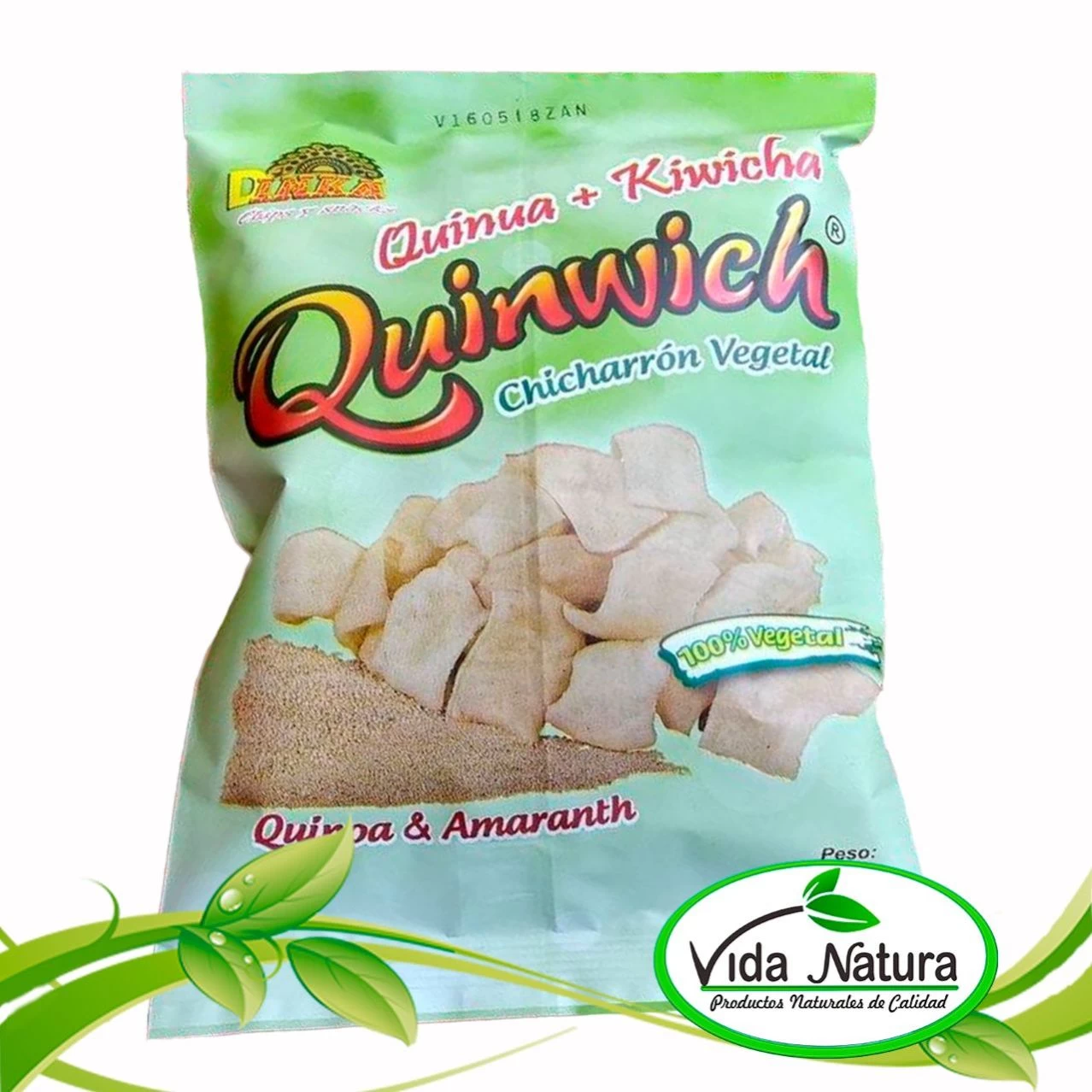 QUINWICH CHICHARRON DE QUINUA Y KIWICHA