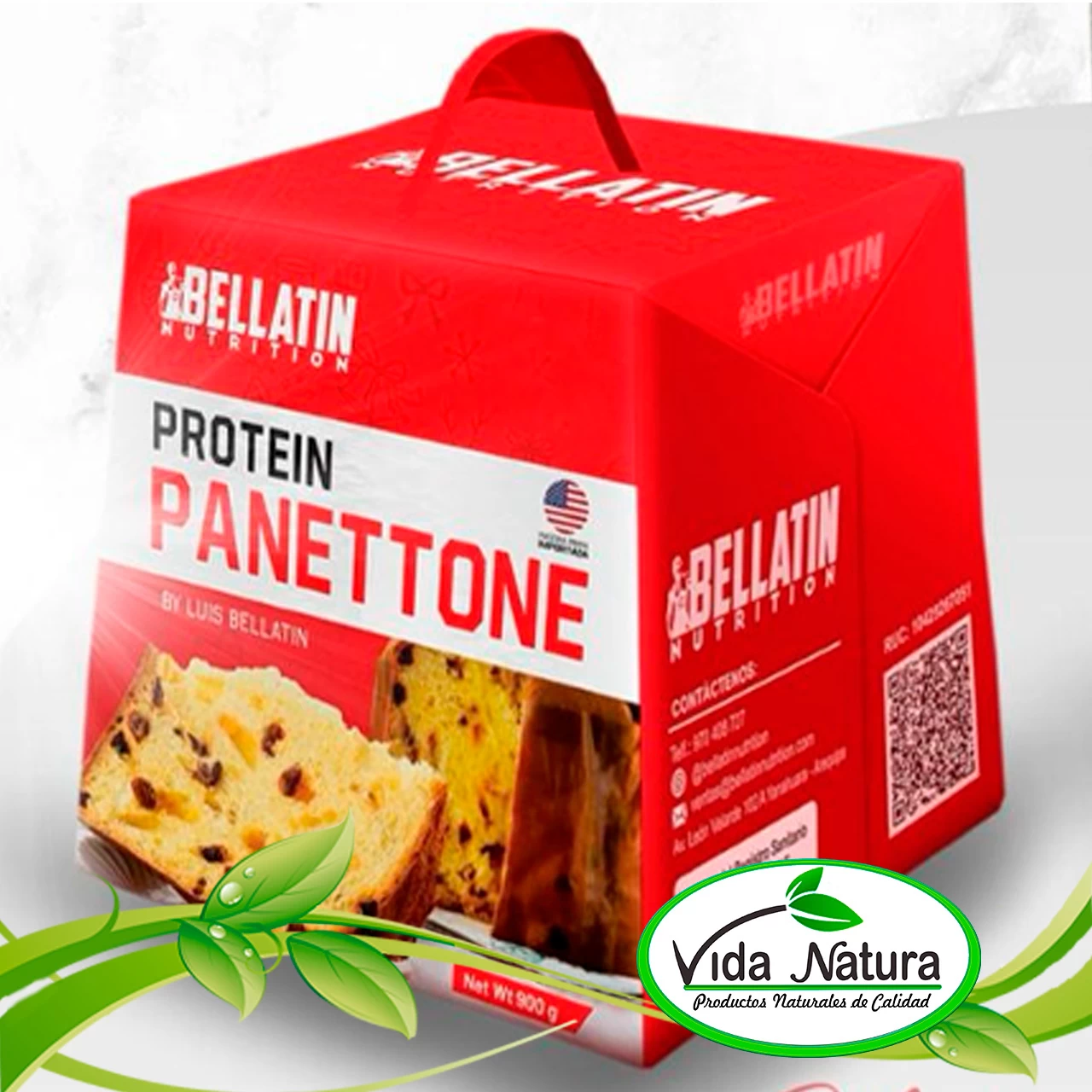 PANETON PROTEICO BELLATIN CON STEVIA